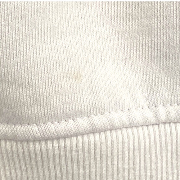 VTG FILA Sweatshirt Lg Y2K White Spell Out Stripe Streetwear Retro Sport Hip hop - Picture 9 of 12